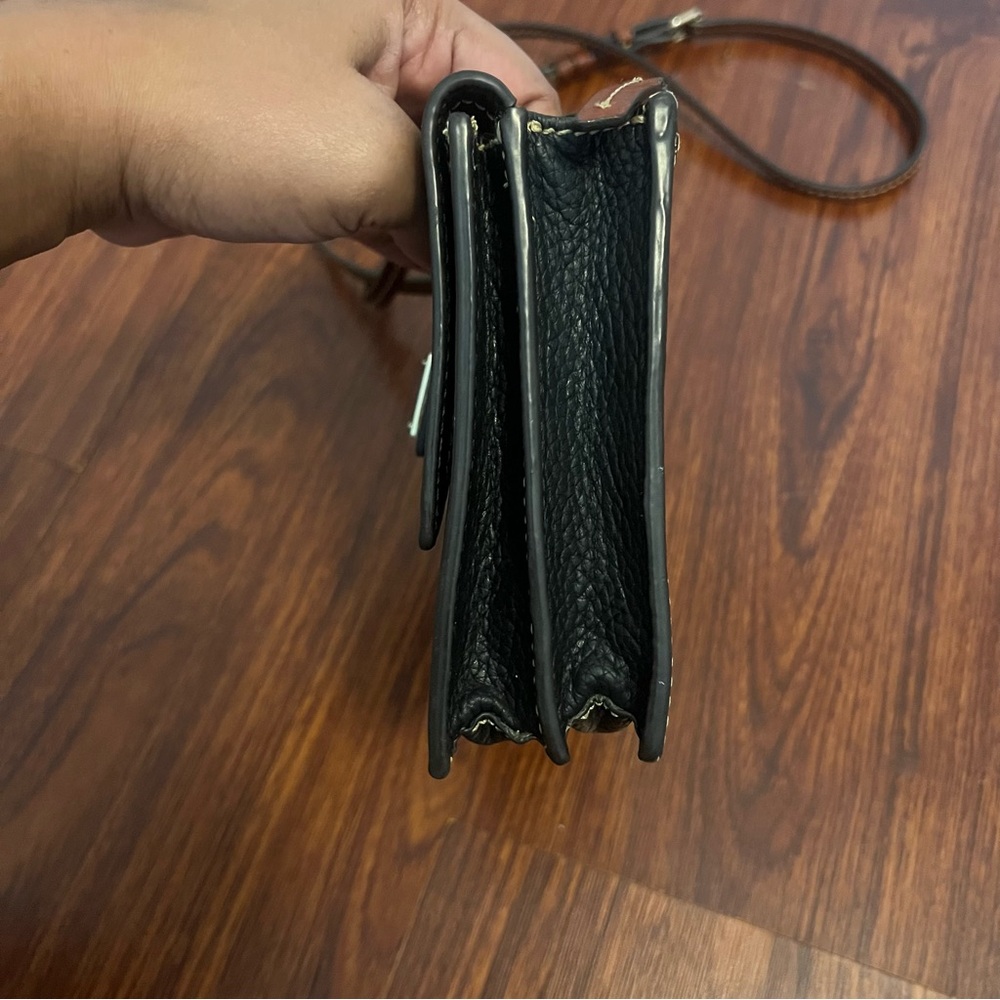 Dooney & Bourke Black Pebbled Leather Crossbody Bag - Picture 4 of 10